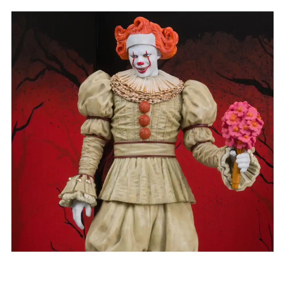 It: Welcome to Derry Movie Maniacs Pennywise (Flashback) (Gold Label) PVC szobor figura 16 cm termékfotó