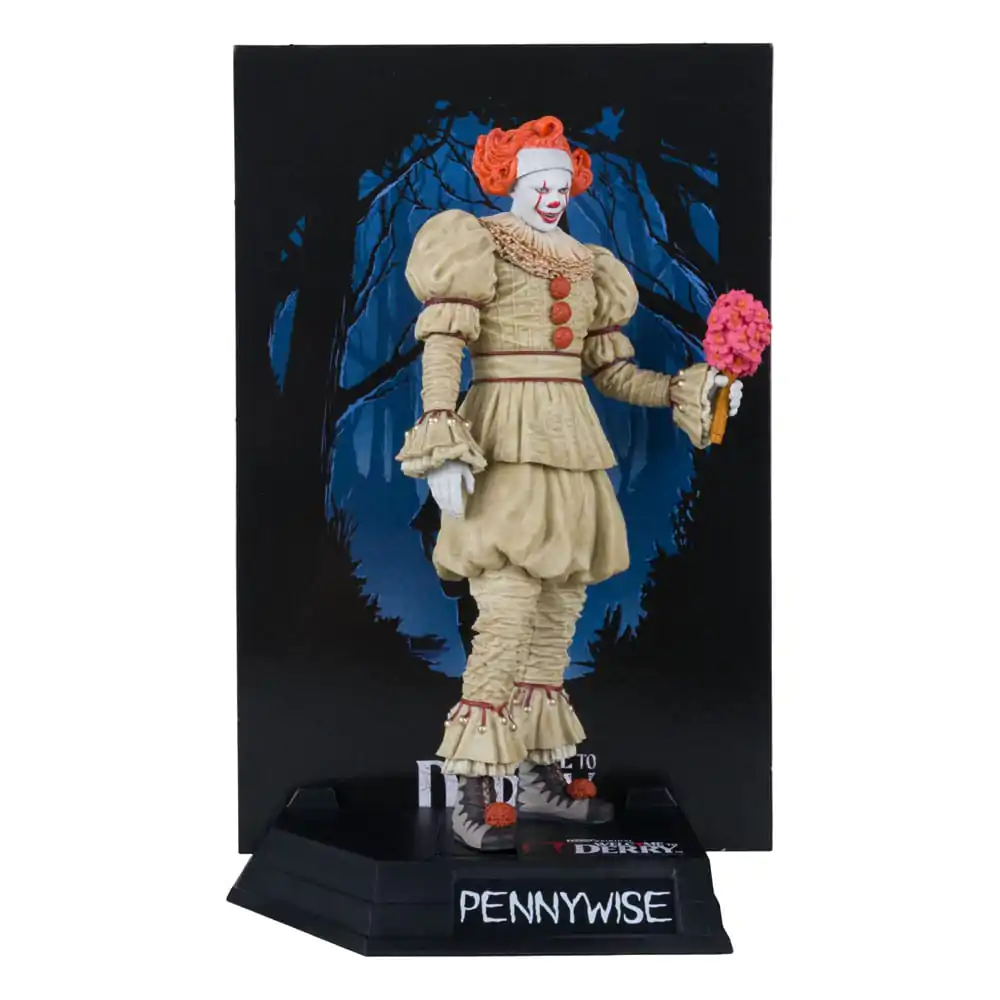 It: Welcome to Derry Movie Maniacs Pennywise (Flashback) (Gold Label) PVC szobor figura 16 cm termékfotó
