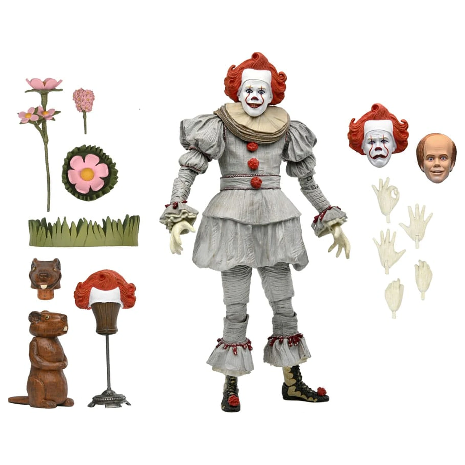 It: Welcome To Derry Ultimate Bob Gray As Pennywise akciófigura 18 cm termékfotó