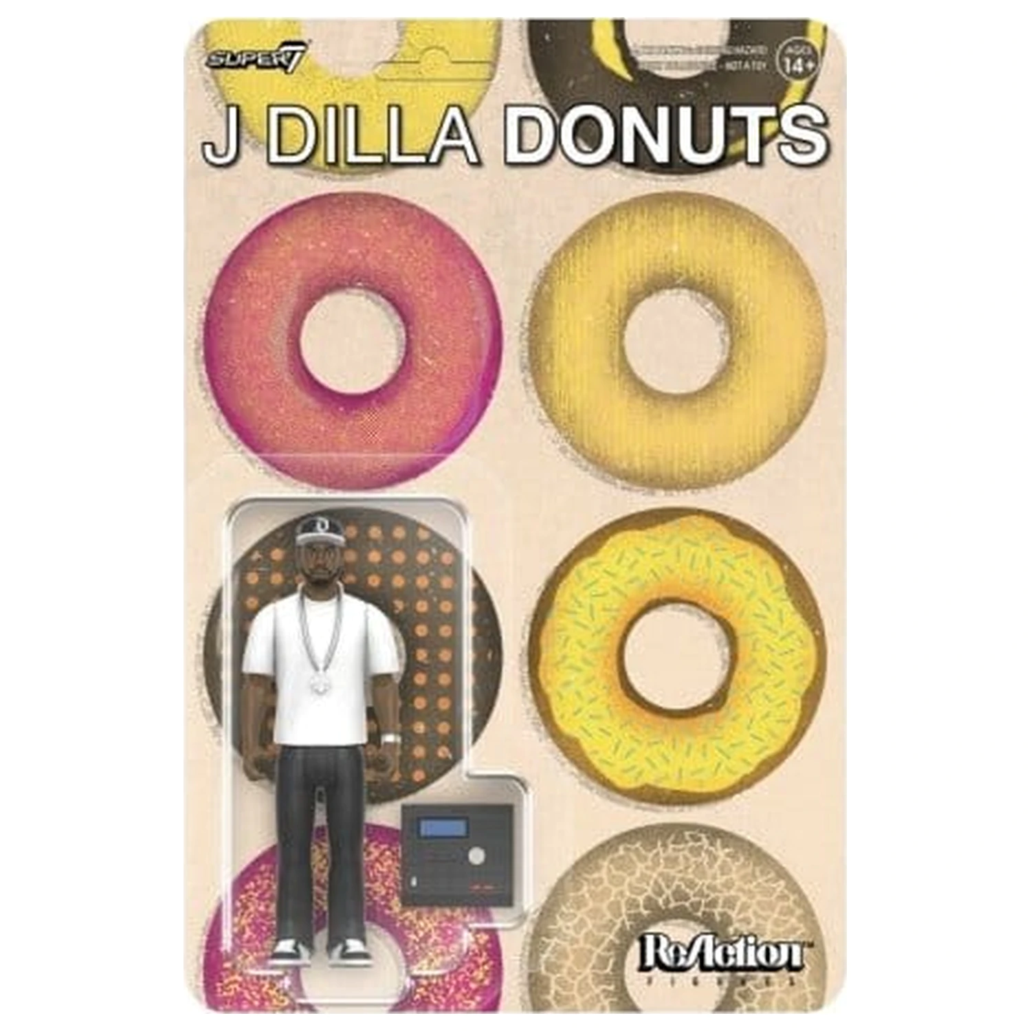 J Dilla ReAction akciófigura Wave 02 J Dilla Donuts termékfotó