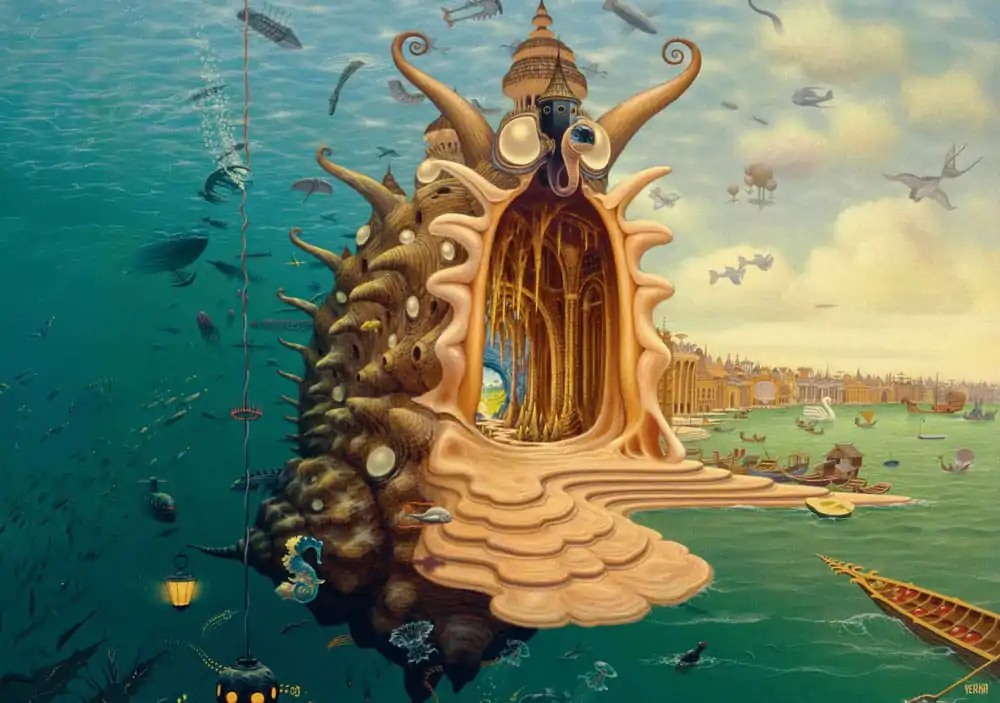 Jacek Yerka Harbor puzzle (1000 darab) termékfotó