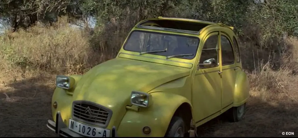 James Bond Citroen 2 CV (For Your Eyes Only) modell készlet termékfotó