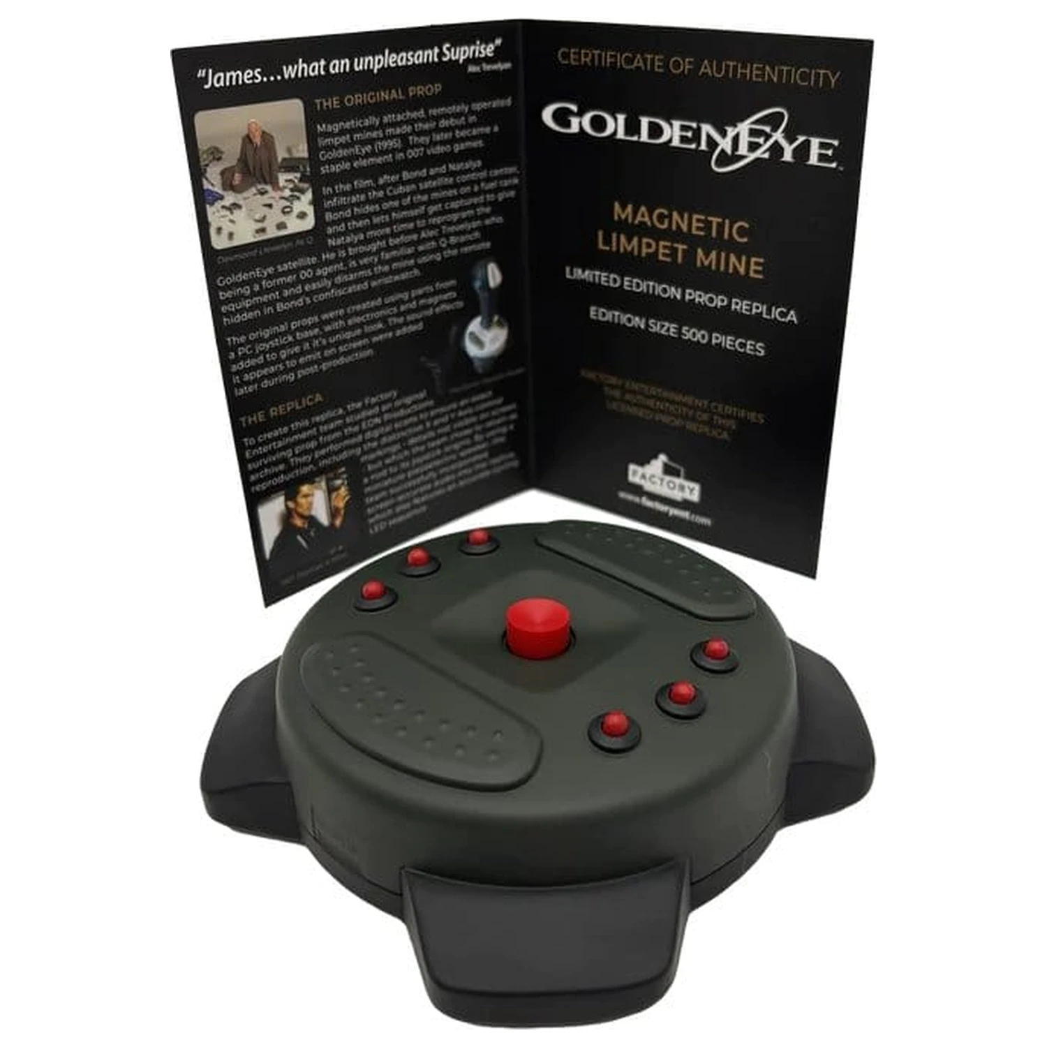 James Bond Prop replika 1/1 GoldenEye Magnetic Limpet Mine 33 cm Limitált kiadás termékfotó