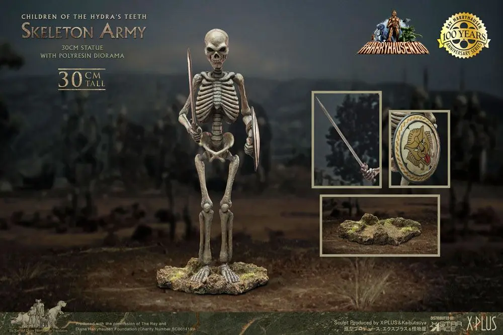 Jason and the Argonauts Gigantic Soft Vinyl szobor figura Ray Harryhausens Skeleton Army (Children of the Hydra's Teeth) 32 cm termékfotó