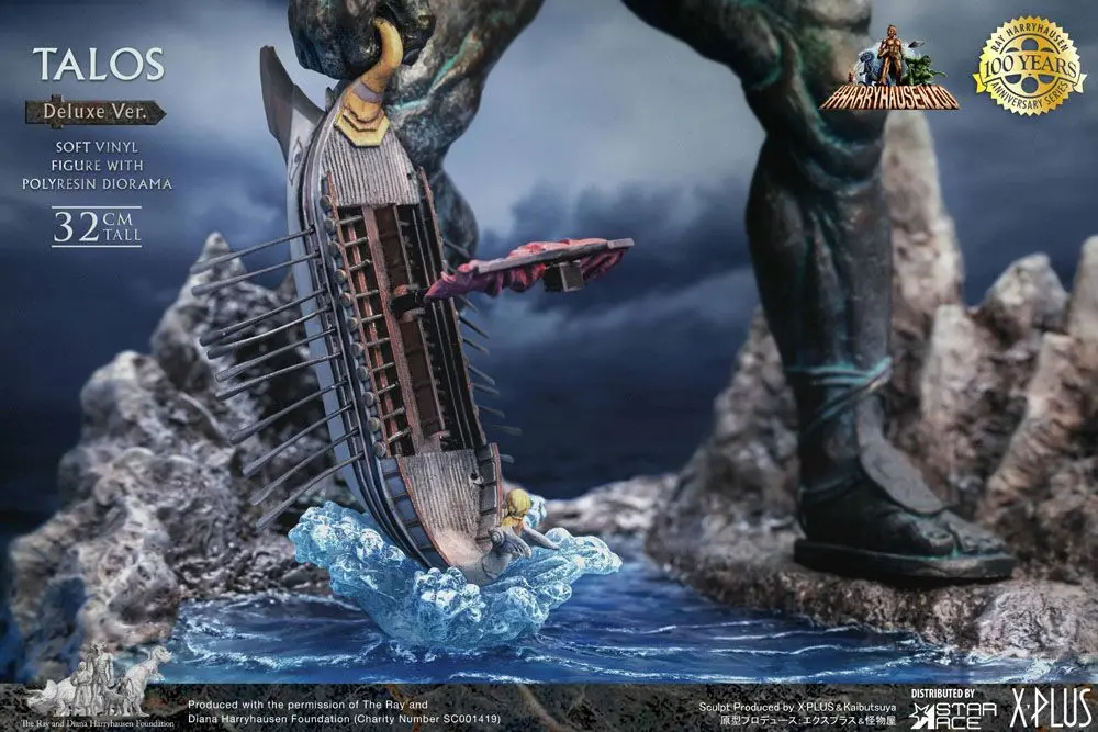 Jason and the Argonauts Ray Harryhausens Talos Deluxe Ver. Soft Vinyl szobor figura 32 cm termékfotó