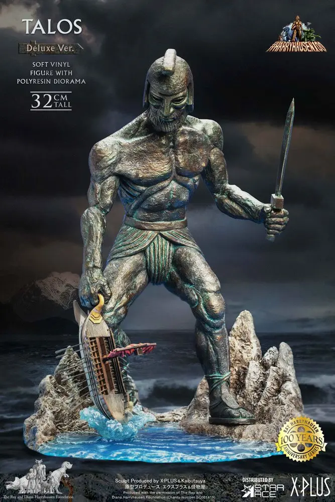 Jason and the Argonauts Ray Harryhausens Talos Deluxe Ver. Soft Vinyl szobor figura 32 cm termékfotó