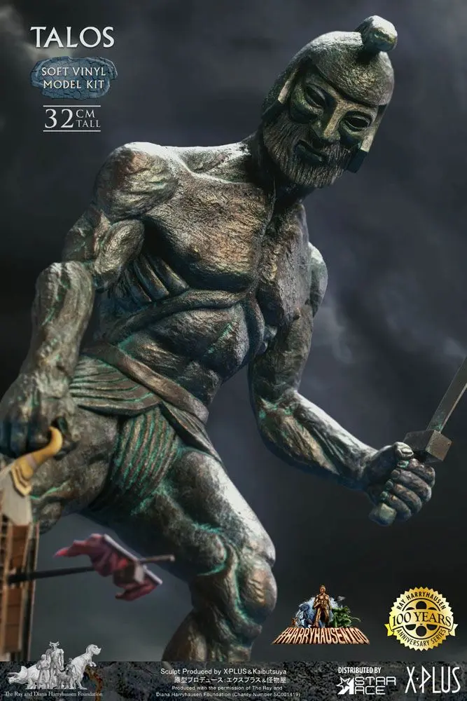 Jason and the Argonauts Soft Vinyl modell készlet Ray Harryhausens Talos 32 cm termékfotó