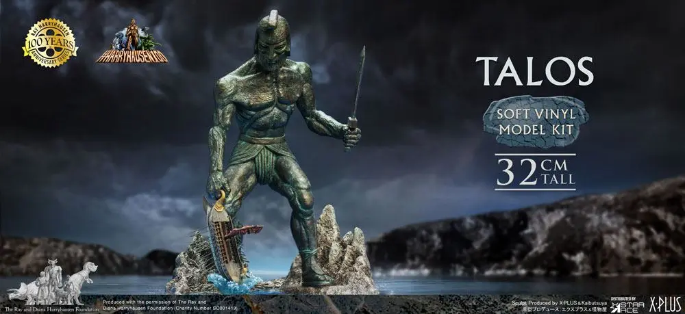 Jason and the Argonauts Soft Vinyl modell készlet Ray Harryhausens Talos 32 cm termékfotó