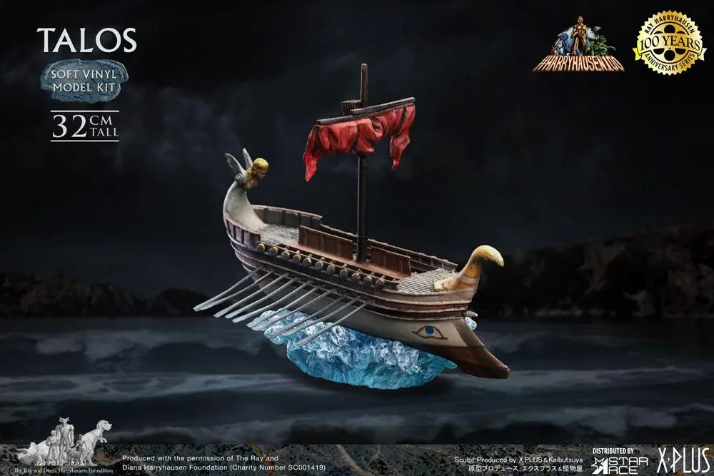 Jason and the Argonauts Soft Vinyl modell készlet Ray Harryhausens Talos 32 cm termékfotó