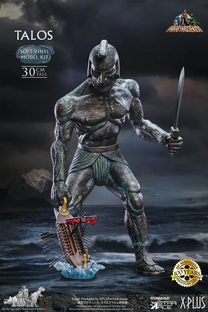 Jason and the Argonauts Soft Vinyl modell készlet Ray Harryhausens Talos 32 cm termékfotó