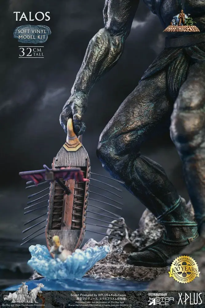 Jason and the Argonauts Soft Vinyl modell készlet Ray Harryhausens Talos 32 cm termékfotó