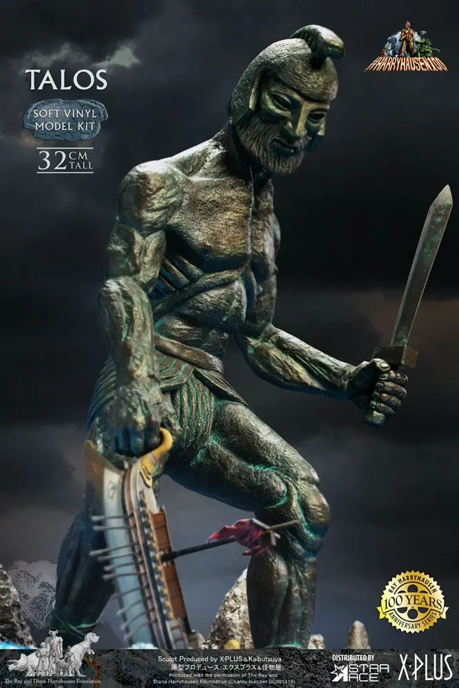 Jason and the Argonauts Soft Vinyl modell készlet Ray Harryhausens Talos 32 cm termékfotó