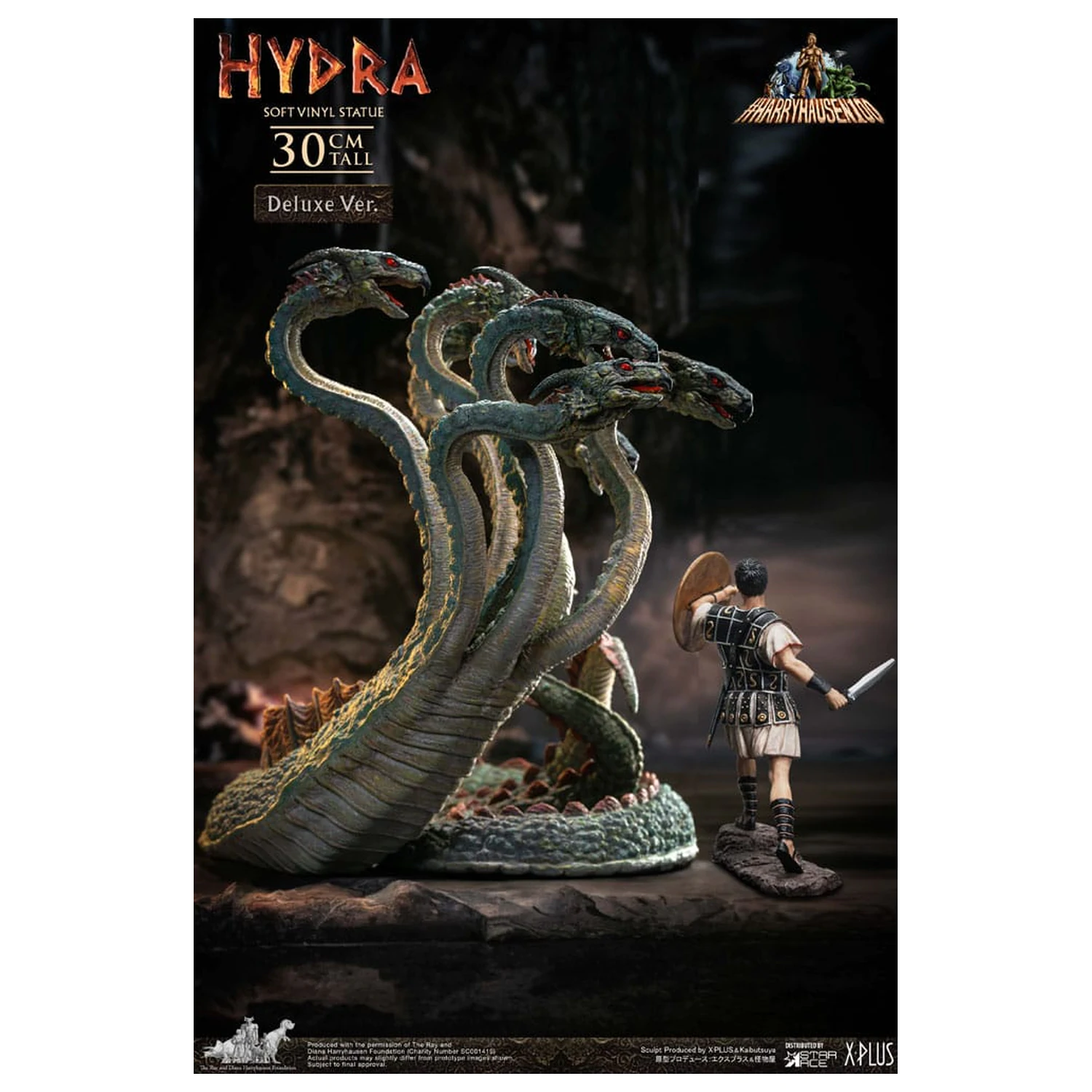 Jason and the Argonauts Soft Vinyl szobor figura Hydra Deluxe Version 30 cm termékfotó