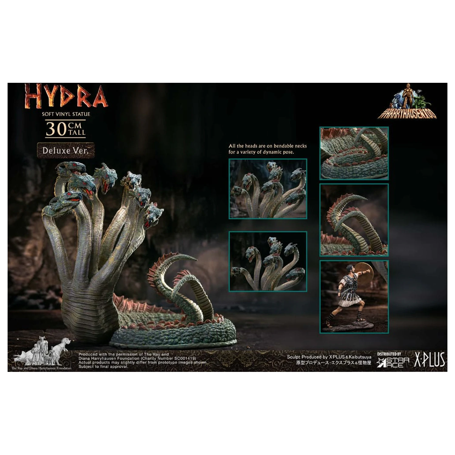 Jason and the Argonauts Soft Vinyl szobor figura Hydra Deluxe Version 30 cm termékfotó