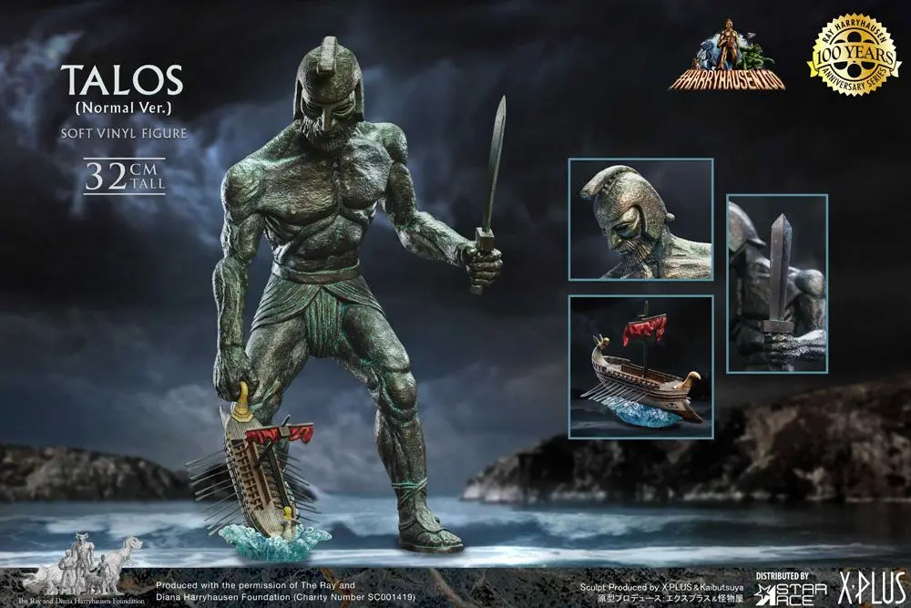 Jason and the ArgonautsRay Harryhausens Talos  Soft Vinyl szobor figura 32 cm termékfotó