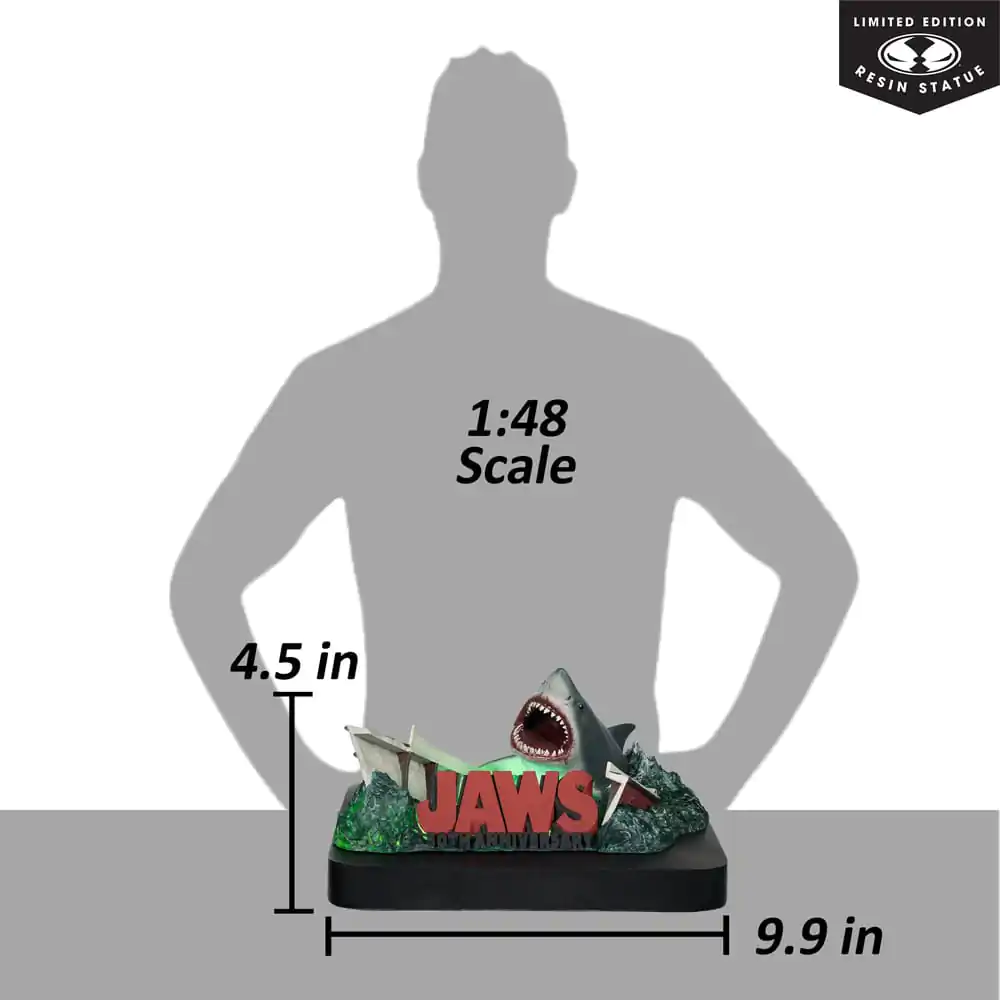 Jaws 1/48 Jaws (50th Anniversary) PVC szobor figura 25 cm termékfotó