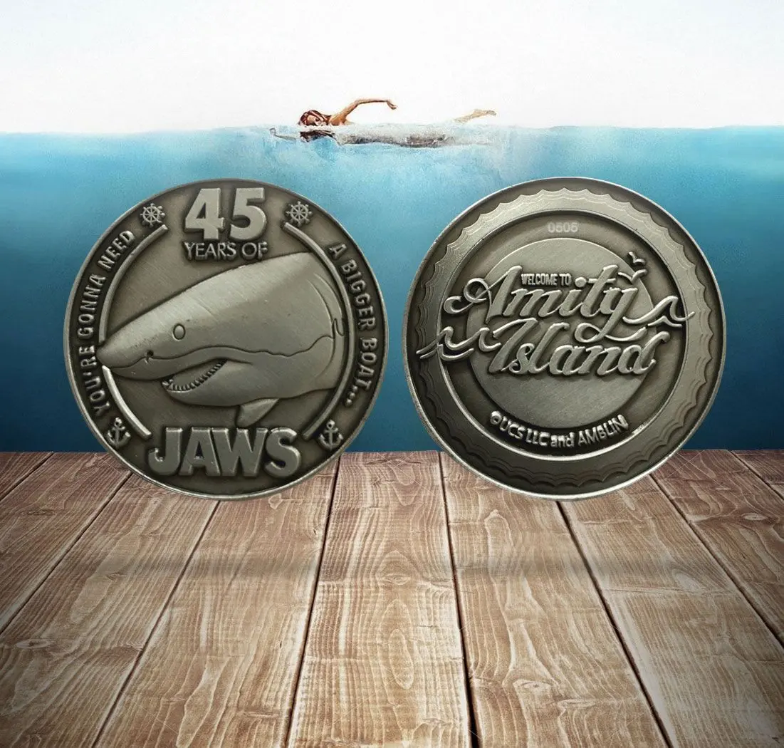 Jaws 45th Anniversary Gyűjthető érme Limitált kiadás termékfotó