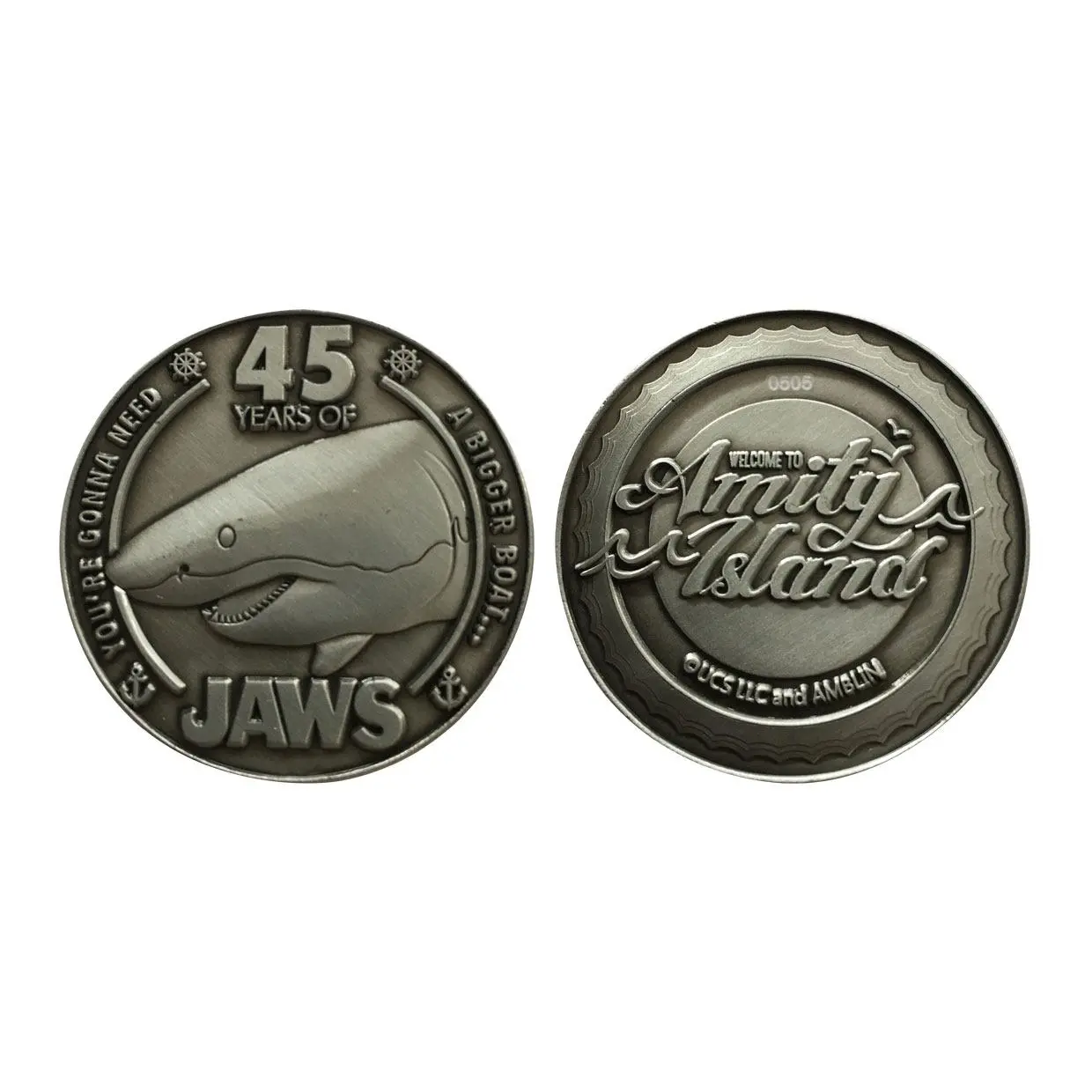 Jaws 45th Anniversary Gyűjthető érme Limitált kiadás termékfotó