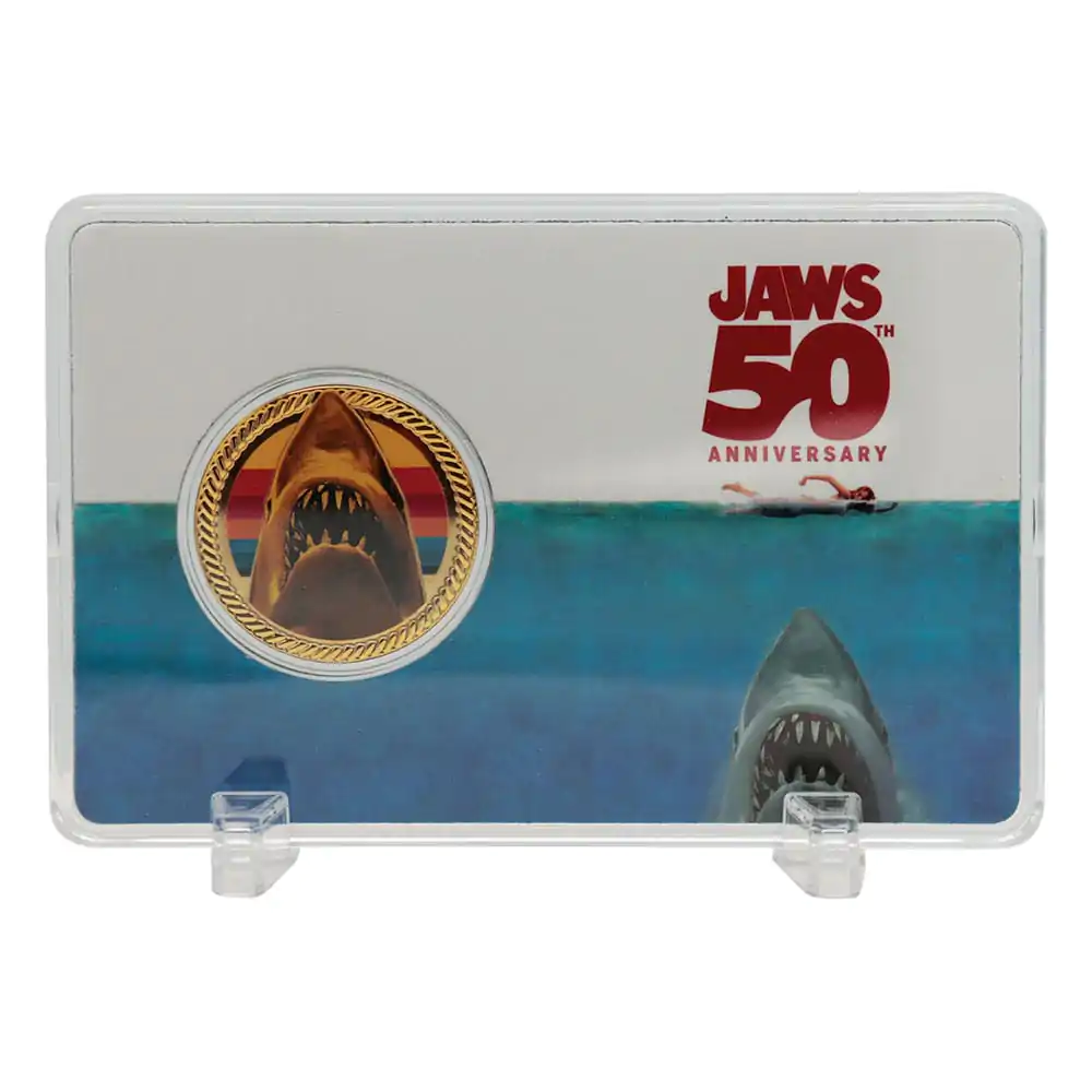 Jaws 50th Anniversary Gyűjthető érme 24k aranyozott Limitált kiadás termékfotó