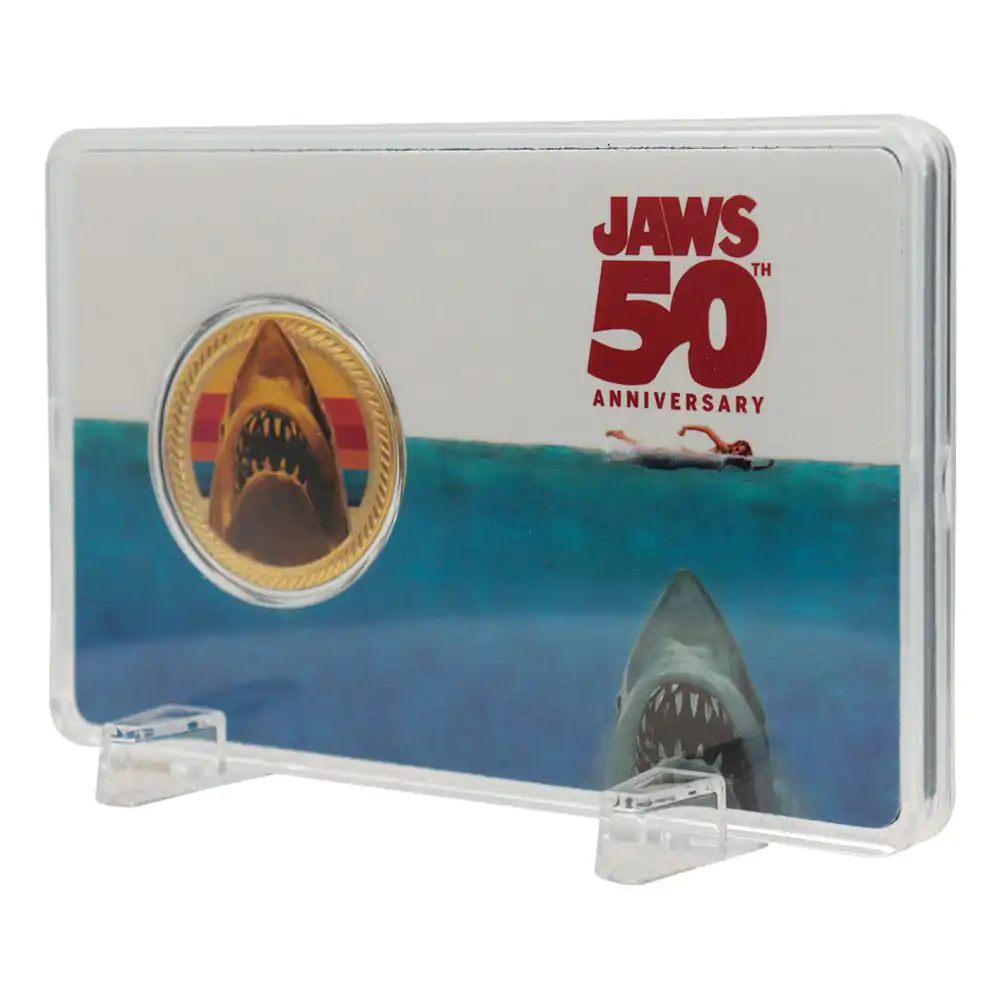 Jaws 50th Anniversary Gyűjthető érme 24k aranyozott Limitált kiadás termékfotó