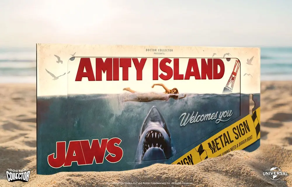 Jaws Metal Sign Movie poszter termékfotó