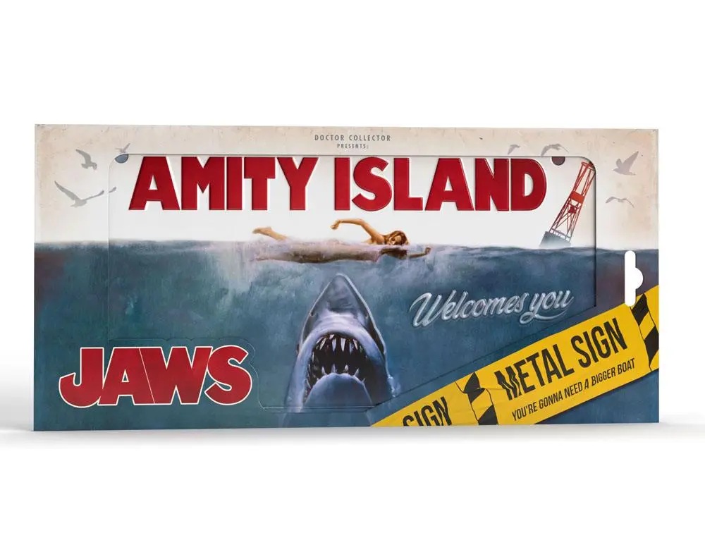 Jaws Metal Sign Movie poszter termékfotó