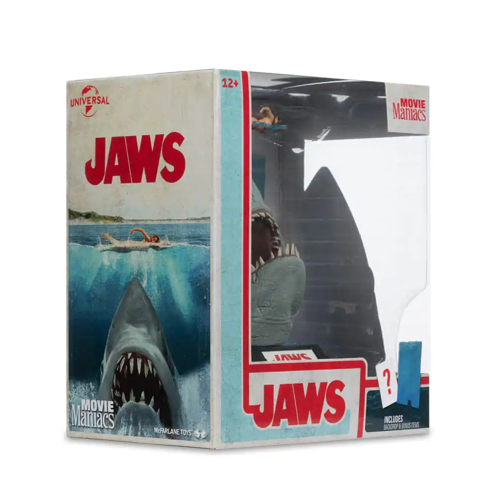 Jaws Movie Maniacs Jaws (50th Anniversary) PVC szobor figura 16 cm termékfotó