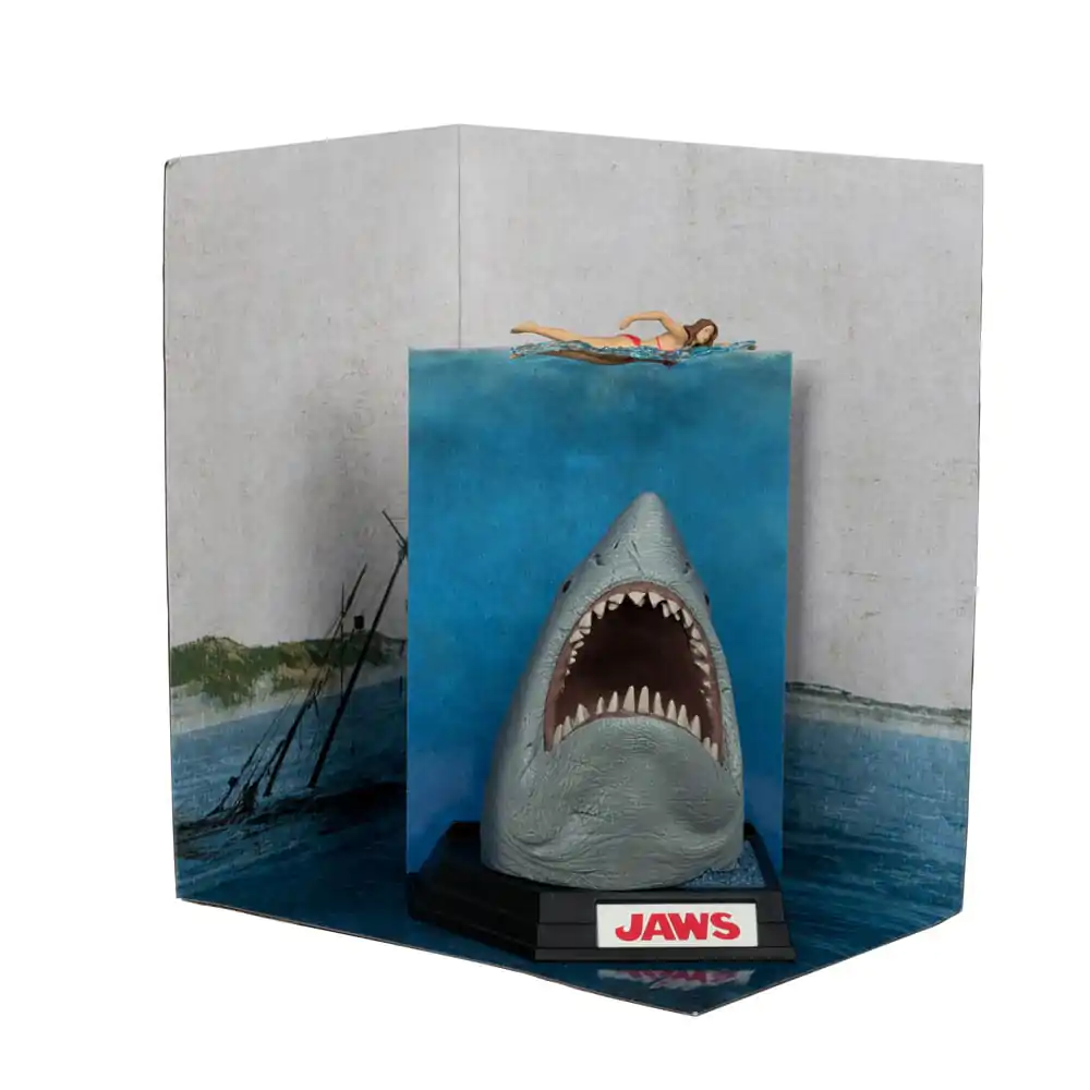Jaws Movie Maniacs Jaws (50th Anniversary) PVC szobor figura 16 cm termékfotó
