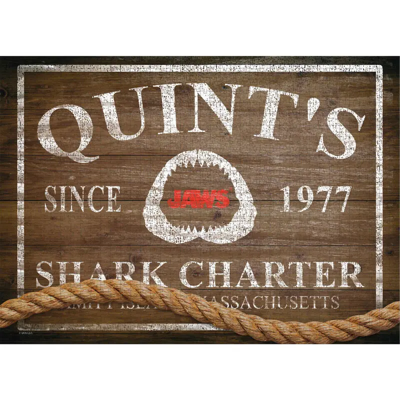 Jaws Quints Shark Character puzzle 1000db-os termékfotó