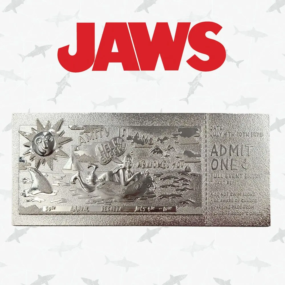 Jaws Regatta Ticket Limitált kiadás replika (Ezüstözött) termékfotó