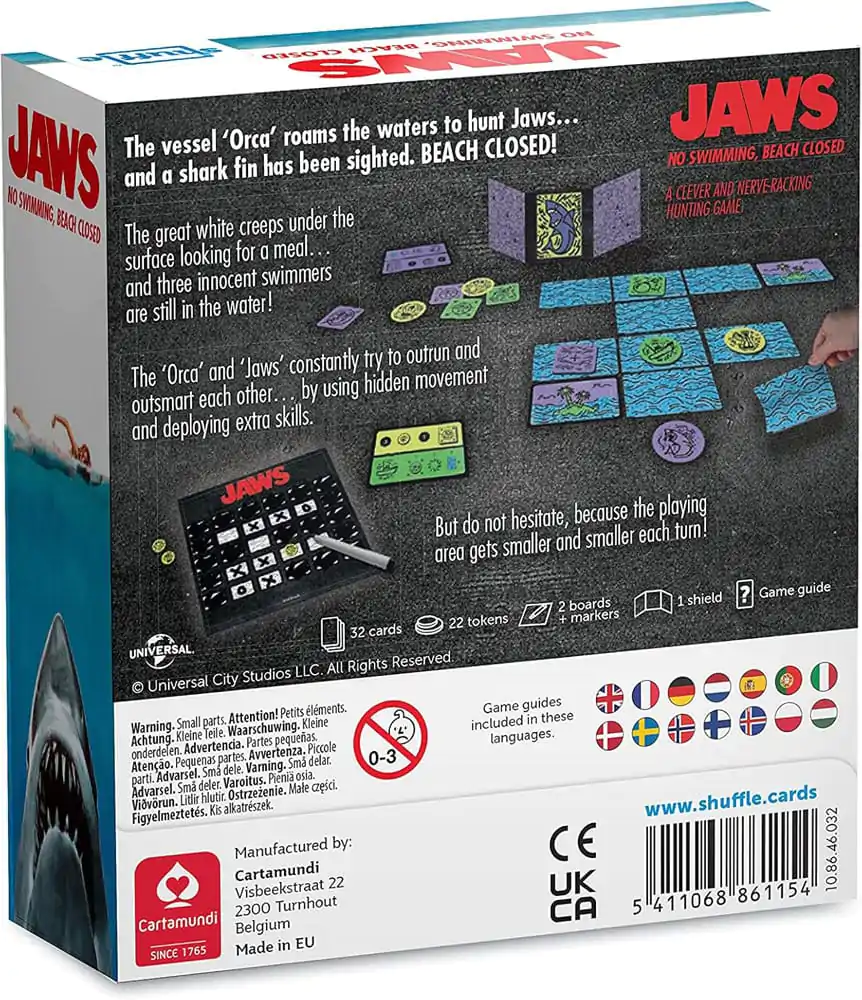 Jaws Shuffle Card Game Retro termékfotó