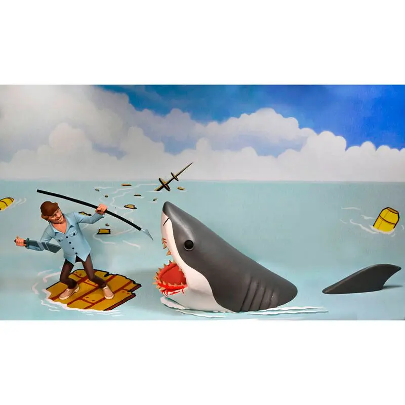 Jaws Toony Terrors Jaws &amp; Quint 2db-os figura csomag 15cm termékfotó