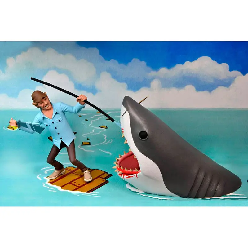 Jaws Toony Terrors Jaws &amp; Quint 2db-os figura csomag 15cm termékfotó