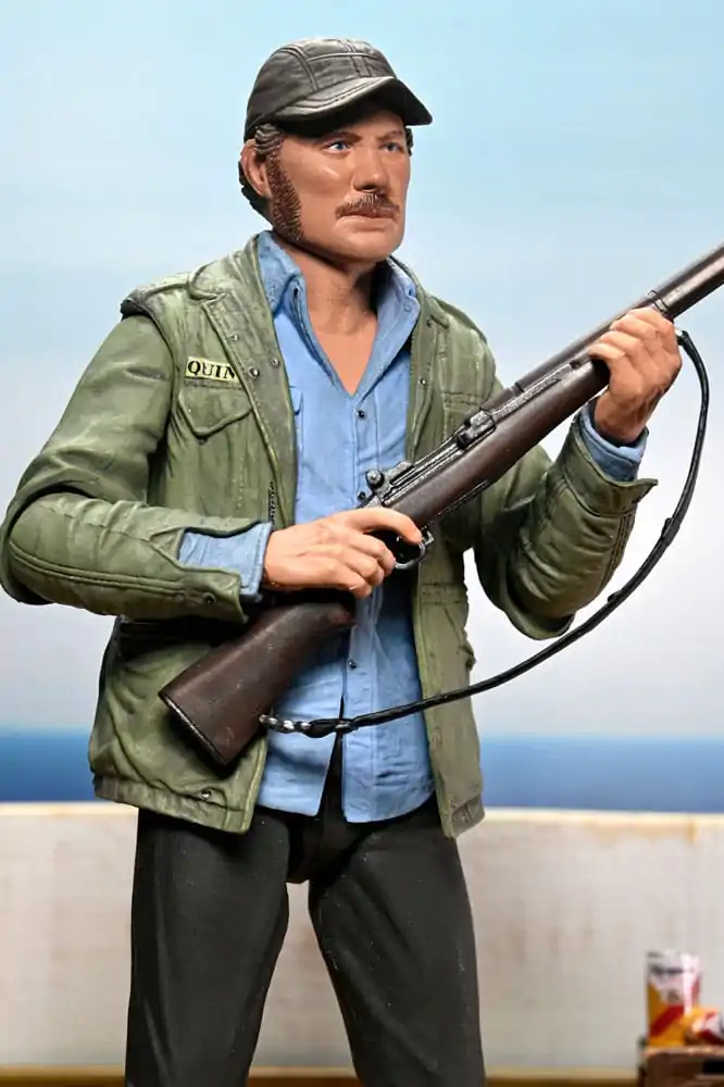 Jaws Ultimate Sam Quint 50th Anniversary Figure akciófigura 18 cm termékfotó