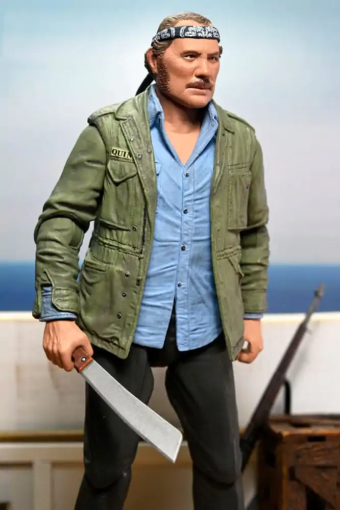 Jaws Ultimate Sam Quint 50th Anniversary Figure akciófigura 18 cm termékfotó