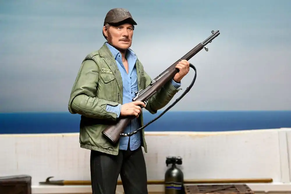 Jaws Ultimate Sam Quint 50th Anniversary Figure akciófigura 18 cm termékfotó