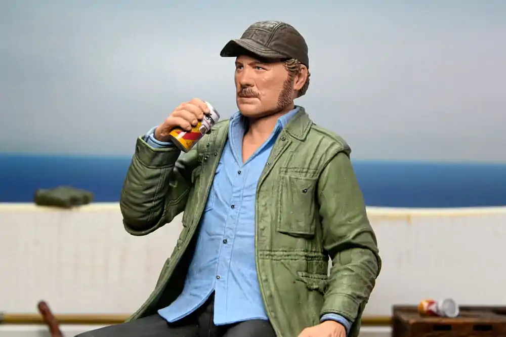 Jaws Ultimate Sam Quint 50th Anniversary Figure akciófigura 18 cm termékfotó