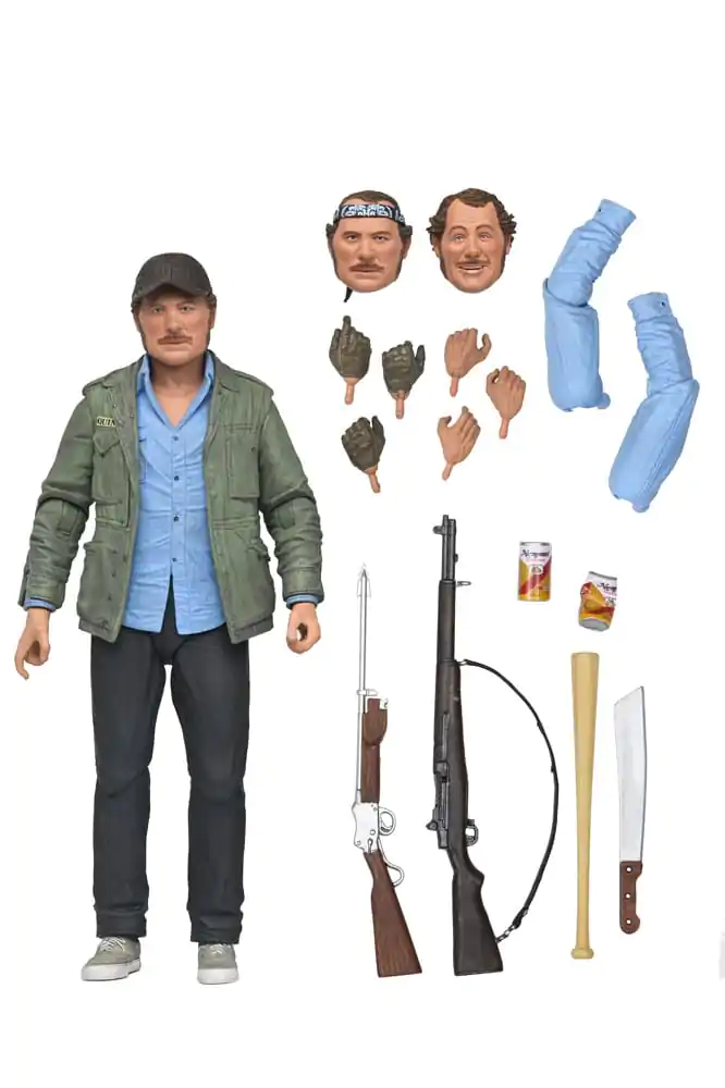 Jaws Ultimate Sam Quint 50th Anniversary Figure akciófigura 18 cm termékfotó