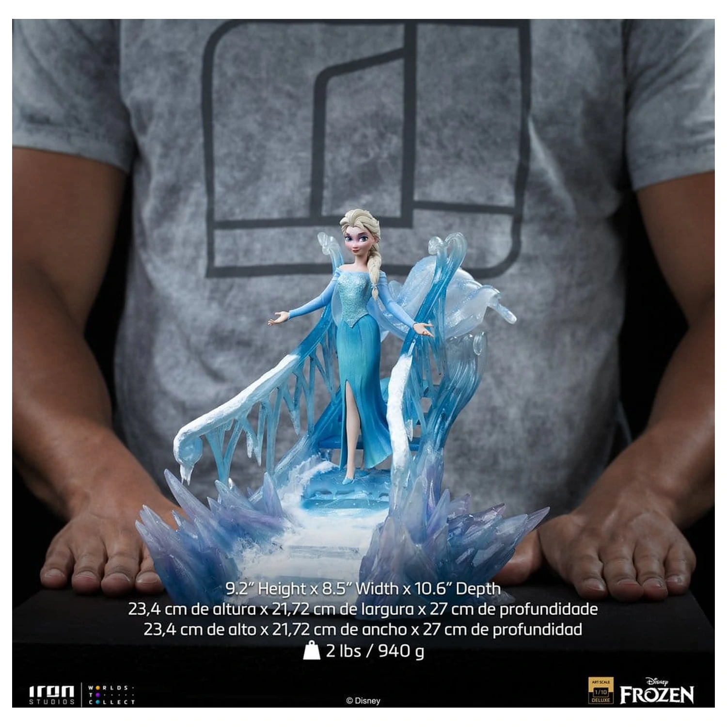Jégvarázs Art Scale szobor figura 1/10 Elsa 23 cm termékfotó