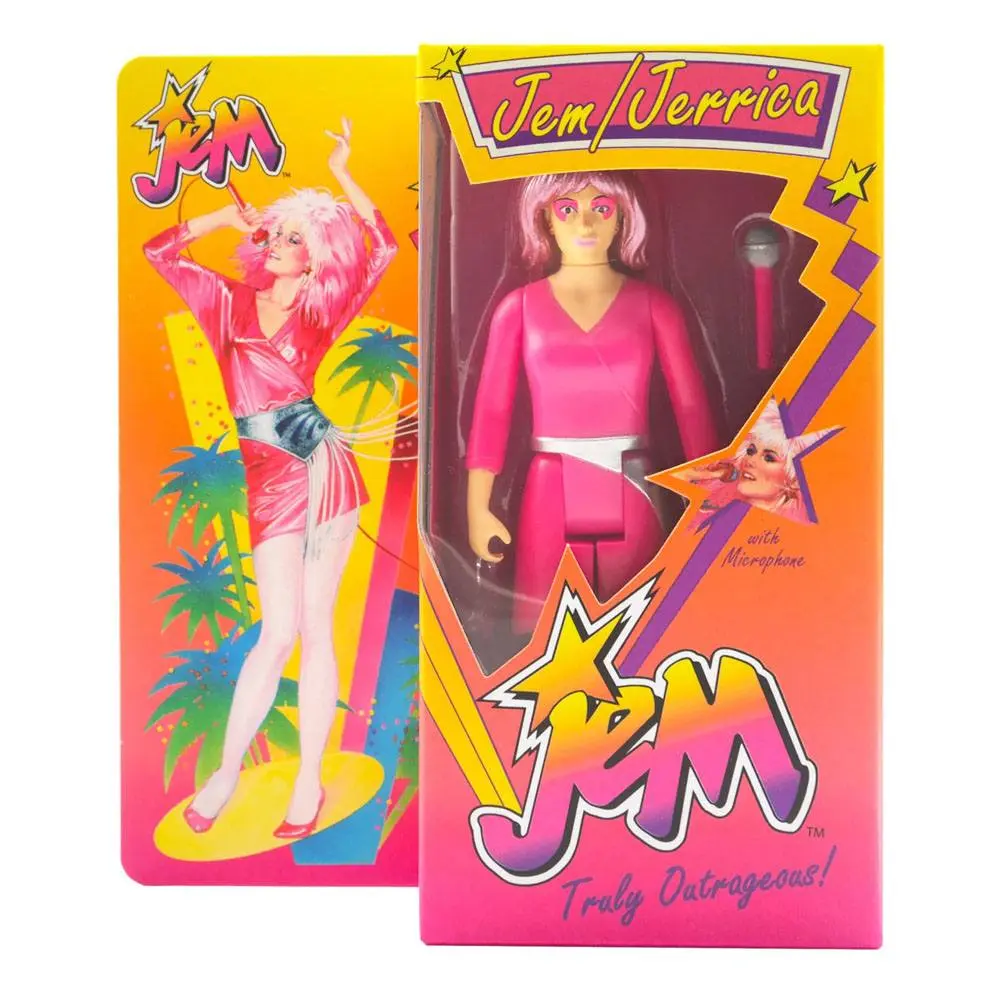 Jem and the Hologramm ReAction Jem (Neon) SDCC22 akciófigura 10 cm termékfotó