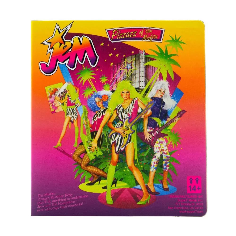 Jem and the Hologramm ReAction Pizzaz (Neon) SDCC22 akciófigura 10 cm termékfotó