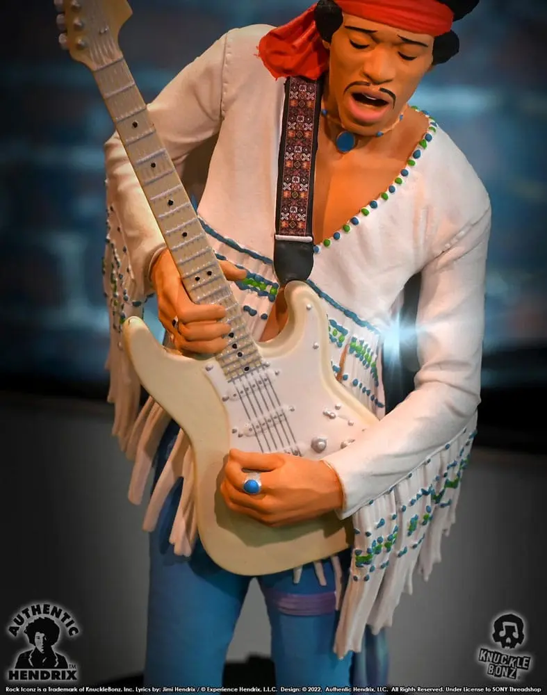 Jimi Hendrix Rock Iconz szobor figura Jimi Hendrix III 22 cm termékfotó