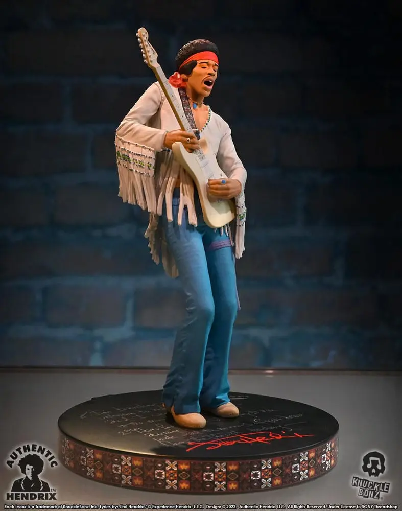 Jimi Hendrix Rock Iconz szobor figura Jimi Hendrix III 22 cm termékfotó