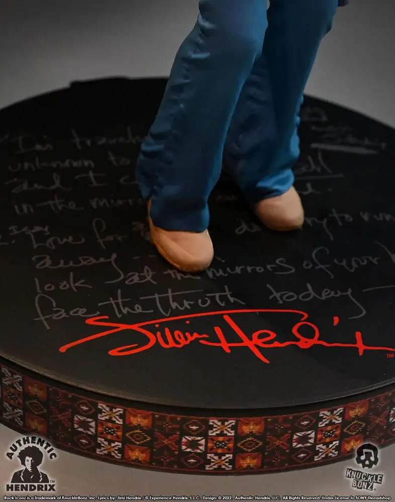 Jimi Hendrix Rock Iconz szobor figura Jimi Hendrix III 22 cm termékfotó