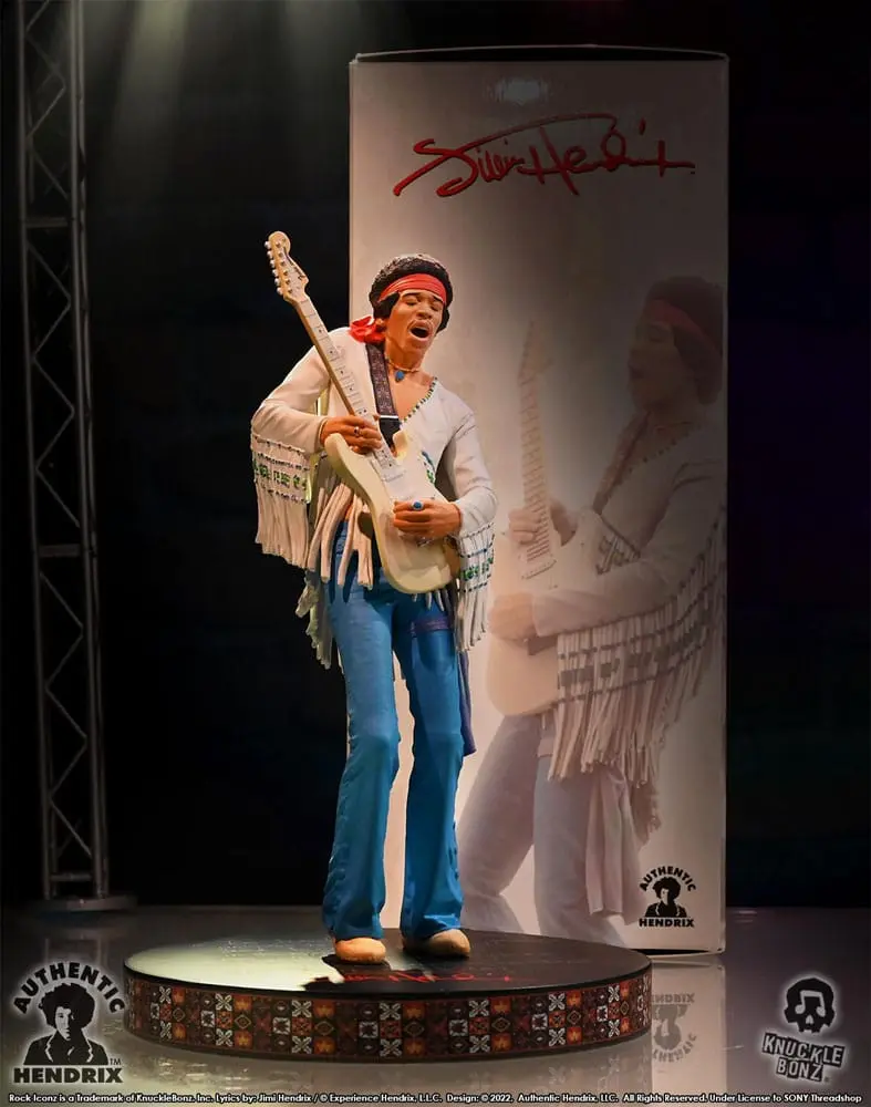 Jimi Hendrix Rock Iconz szobor figura Jimi Hendrix III 22 cm termékfotó
