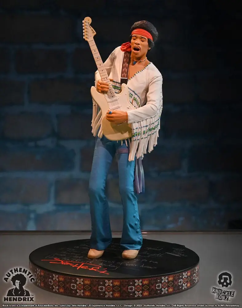 Jimi Hendrix Rock Iconz szobor figura Jimi Hendrix III 22 cm termékfotó