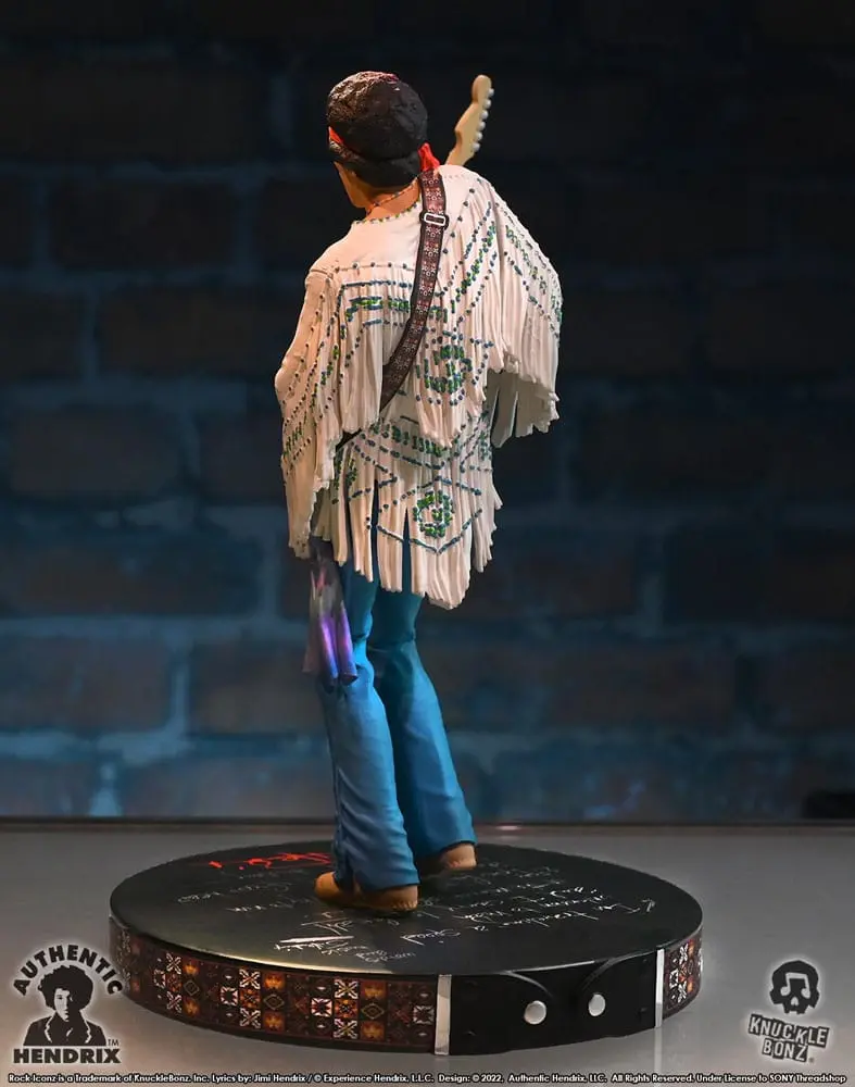 Jimi Hendrix Rock Iconz szobor figura Jimi Hendrix III 22 cm termékfotó