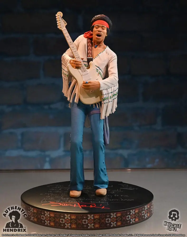 Jimi Hendrix Rock Iconz szobor figura Jimi Hendrix III 22 cm termékfotó