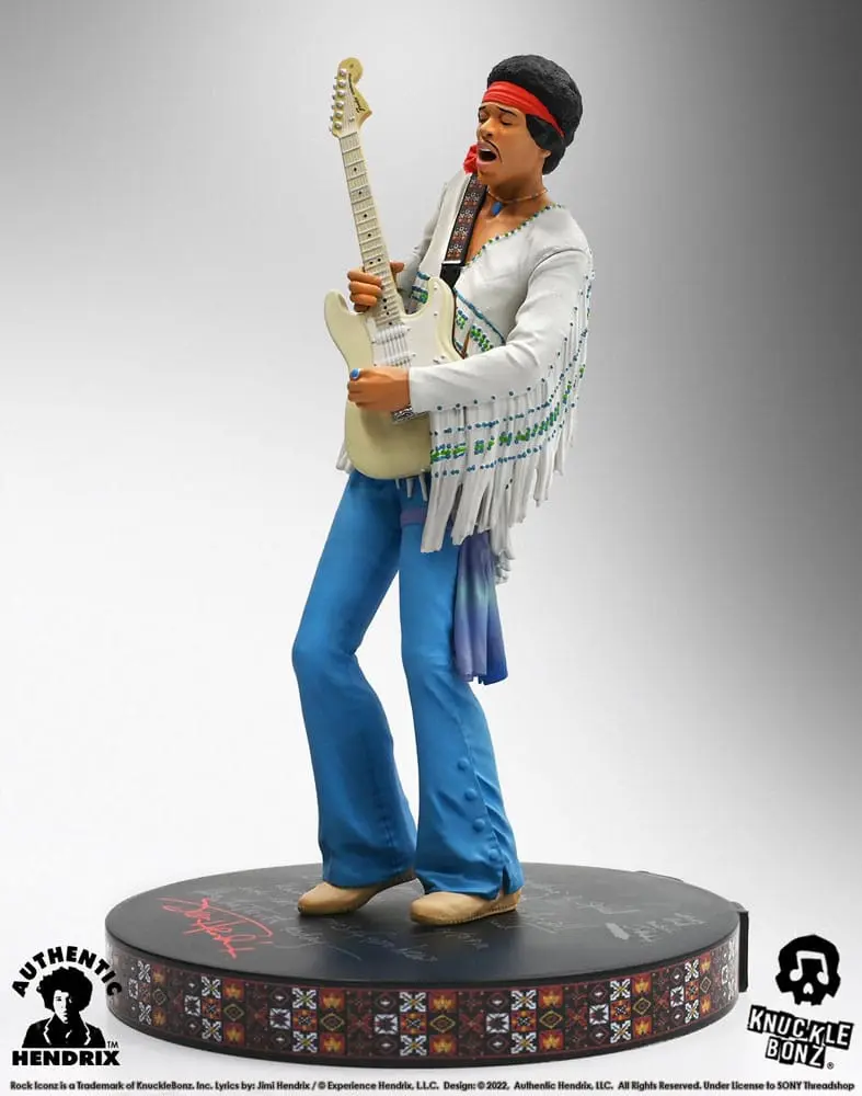 Jimi Hendrix Rock Iconz szobor figura Jimi Hendrix III 22 cm termékfotó