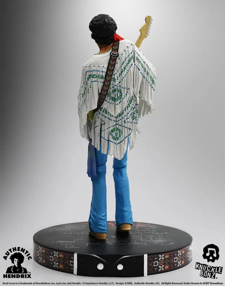 Jimi Hendrix Rock Iconz szobor figura Jimi Hendrix III 22 cm termékfotó